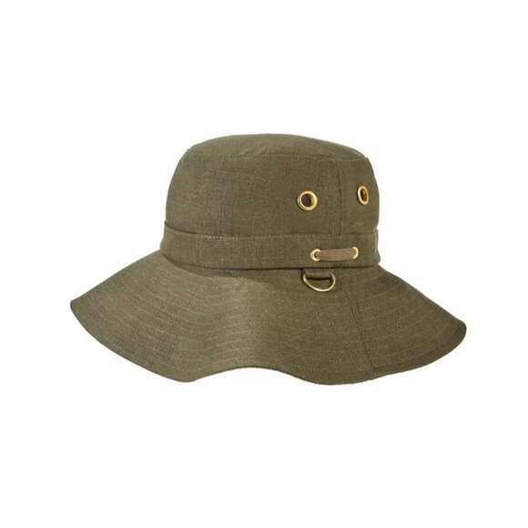 NWT Tilley Hemp Broad Brim Natural Hat Olive Large MSRP$115 New - Picture 4 of 16